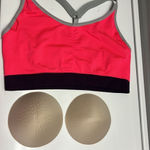 Athleta  Bright Coral & Navy Padded Pullover Adjustable Razorback Sports Bra- XL Photo 15