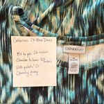 Catherines 2X Maxi Dress with 3/4 length sleeves & pockets! Blue Photo 2