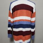 Ecowish  Autumn Stripe Draped Duster Cardigan Size Medium Photo 4