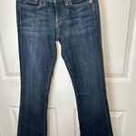 Lucky Brand Zoe 3D Jean Women's Size 4 Long Inseam Bootcut Dark Wash Denim Pants Photo 0