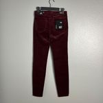 Kut From The Kloth NWT Diana Skinny Corduroy Jeans Pants Currant Size 00 Photo 5