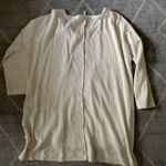 Catos Size M Waffle Knit Top Patchwork Floral and yellow Hi/Lo Cute Comfort NWOT Size L Photo 4