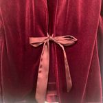 Notations NWT Vintage  2 in 1 Maroon Small Velvet Blazer           1295 Photo 1