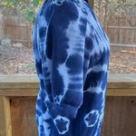Z Supply  Blue Tie Dye Dyed French Terry Gianna Top Size S Photo 1