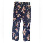 Old Navy  Floral Print Navy Lounge Pants Photo 2