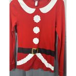 Wondershop at Target Shirt Womens Medium Red Christmas Santa Costume Graphic Tee Photo 1