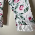 Honors Intimates Vintage Pajama Top Satin Silky Rose Pink Floral Nightwear Sz M Size M Photo 8