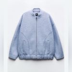 ZARA  NWT OVERSIZED
BOUCLE BOMBER Photo 1