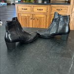 Ecco Shape M35 Ankle Boots Black Leather Heeled Round Toe Comfort Fall size 5.5 Photo 4