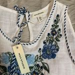 Max Studio NWT Women's White Floral Embroidered Lace-Trimmed Tank Top XS Photo 4