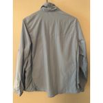 REI light blue long sleeved button up hiking top women's 1X SPF 30 Photo 3