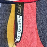 Plenty By Tracy Reese Rainbow Stripe Dress Surplice V-Neck Ruffle Size Small Photo 9