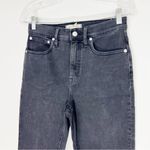 Madewell  Classic Straight Jeans in Lunar Wash Black Size 26 Petite Photo 4