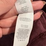 Aerie  Burgundy V Neck Oversized Shirt- Size Large Photo 3