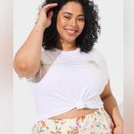 Torrid Joshua Tree Classic Fit Super Soft Slub Crew Neck Crop Baby Tee - size 1 Photo 5