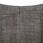 Eileen Fisher  Long Skirt Linen Blend Basketweave Brown Tweed Size Medium Photo 2
