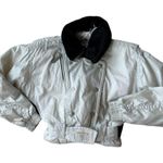 Obermeyer Vintage Ladies Ski Suit Sz 10 Iridescent 1 Piece Stirrups Embr… Photo 6