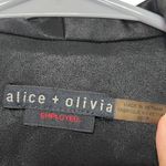 Alice + Olivia Slim Vest Soni Shawl Long Line Blazer Black Women Size XS Photo 11