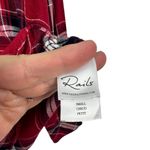 Rails  Size Small Women’s Hunter Crimson Red Plaid Button Down Flannel Shirt Photo 15