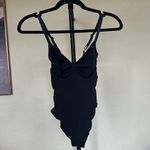SKIMS ‎ S/M Seamless Sculpt Thong  Bodysuit Onyx NWOB Size M black first release Photo 1