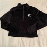 Nike Air Women’s Velour Quarter Zip Long Sleeve Top Photo 4