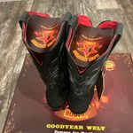 Los Altos Women’s Leather Black Western Cowboy Boots Size 7 Photo 3