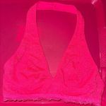 Xhilaration Pink Lace Halter Bralette Photo 0