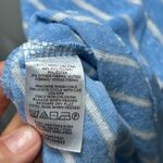 Loft Women's XS Tank Top Blue White Striped Sleeveless Linen Blend Casual V Neck Photo 4