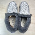 Hey Dude  Denny Cozy Lined Booties Slippers Gray White Tweed Women's US 9 EU 40 Photo 5