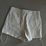 Mustard Seed High Waist White Denim Shorts Photo 3