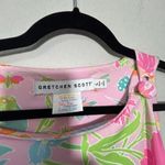 Gretchen Scott Jersey Slick Maxi Dress Birds & The Bees Bloomcore Floral Large Pink Photo 5