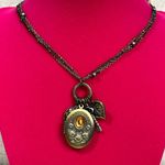 Sonoma Locket Necklace With Key And Leaf Charm Accent Photo 0