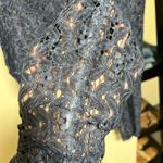 Honey Belle NWT - - Blue floral shape open lace legs summer beach resort swim cover lined boho pants - Size S/M Photo 3