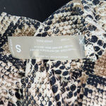 Salty  by Andie Snakeskin Print Cropped Tank Top Size Small Snakeskin Fitted Tank Photo 6