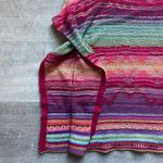 Ralph Lauren Lauren  Rainbow Linen Cotton Aztec Southwestern Knit Kaftan Top Sz S Photo 5