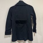 Bailey44  Black Cape Jacket size 4 with velvet accents Photo 4