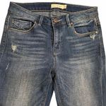 Unpublished  27 shaggy raw hem high rise jeans. Photo 1