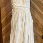 TALULAH  White Gauze Large Sleeveless Midi Summer Dress Photo 1
