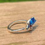 Lotus Flower Silver Ring Photo 6