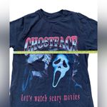 Ghost Face Shirt Womens S Black Crew Neck Short Sleeve Graphic Halloween Photo 4