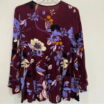 Free People Bella Floral Printed Tunic Top xs Photo 6