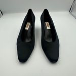 Talbots Black Block Heel Pumps Square Toe Minimalist Career Professional Women 8 Photo 1