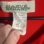 Harvé Benard Harve Benard Red Ruffled Sleeveless‎ Blouse Photo 4