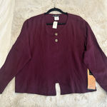 Vintage‎ Carole Little Sweater Size 6 Burgundy Red Photo 0
