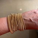 Boutique NEW 2 mm Gold Plated Stainless Steel 316Lā Stackable Guitar String Bracelets Photo 9