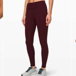 Lululemon athleticalululemon athletica Speed Up Leggings Garnet 28” | 4 Photo 3