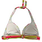 Victoria's Secret Bright Stripes Halter Swim Top (L) Photo 1
