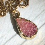 GF 14K  Gold Necklace with Stone Pendant Photo 1