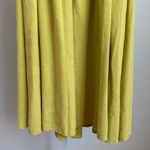 Vintage Havana sz M yellow linen midi dress Photo 9