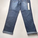 Nicki Minaj  Women's Rolled Up Denim Capris With Logo Sz 9/10 Photo 11